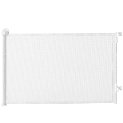 PawHut Cancello di sicurezza per scale 149cm x 9cm x 93cm Bianco
