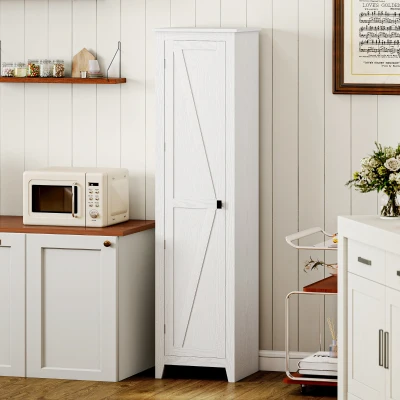 HOMCOM Buffet 43.5x40x121.5cm Bianco
