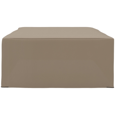 Outsunny Housse de protection pour meubles de jardin, hivernale, imperméable, housse en tissu Oxford 275 x 205 x 90 cm Beige