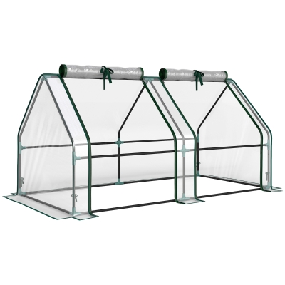 Outsunny Serra 180cm x 90cm x 90cm Trasparente