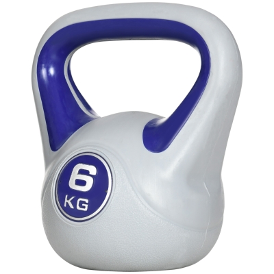 SPORTNOW Kettlebell 6kg PU Sable Violet Gris