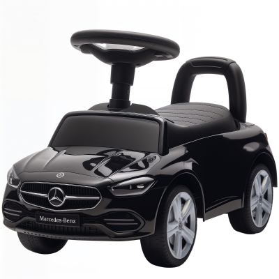AIYAPLAY Voiture Enfant Mercedes Benz avec Rangement Noir
