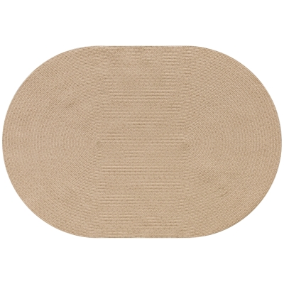 HOMCOM Covor pentru Living 170x120 cm Lavabil la Mașină Țesut Manual Stil Rustic Covoraș pentru Living Dormitor Bej