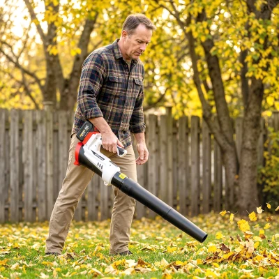 Outsunny Cordless Leaf Blower 18V 4000mAh Lightweight Garden