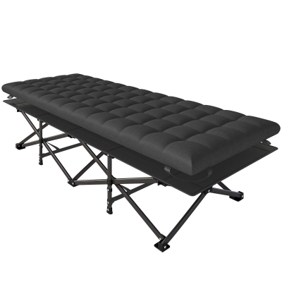 Outsunny Letto da campo 200cm x 80cm x 40cm Nero