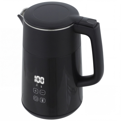 HOMCOM Chaleira Elétrica, 1,7L, Rápida, 3000W, com Display LED, Função Manter Quente, Proteção contra Funcionamento a Seco, sem PTFE