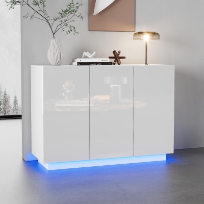 Credenza da sala da pranzo, Bianco