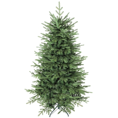 HOMCOM Árvore de Natal Artificial 180 cm com 1794 Ramos Densos Suporte Metálico Dobrável para Interior Verde