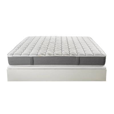 Pack colchón HR viscoelástico de 24 cm + canapé abatible blanco con gran capacidad – 150x190cm