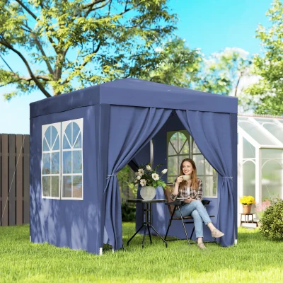 Outsunny Barnum 2x2m Bleu