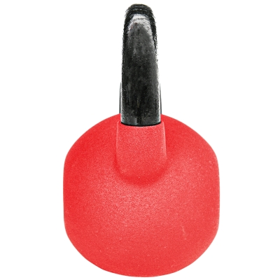 HOMCOM Kettlebell 10kg Métal Poignée Antidérapante Rouge/Noir
