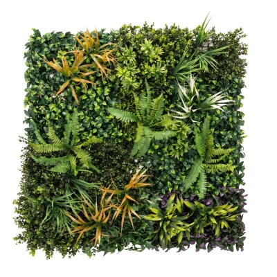 Outsunny Artificial Grass Wall Panels 100x100cm Green