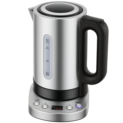 HOMCOM Electric Kettle 1.7L Fast Boil Silver Tone