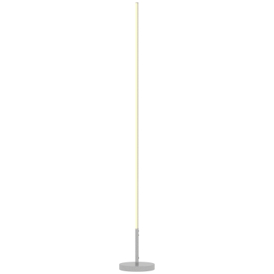 HOMCOM Lampadaire Moderne Réglable Télécommande Gris Argenté