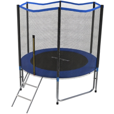 SPORTNOW Trampoline 305cm Extérieur avec Filet et Échelle