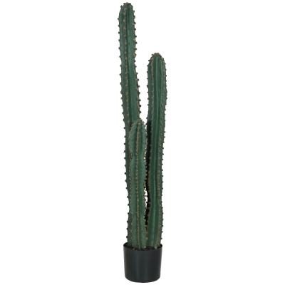 Outsunny High-realism artificial cactus large artificial plant dim. Ø 18 x 120H cm green