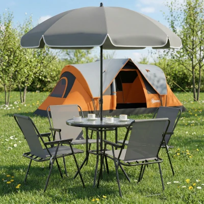 Garden Table and Chairs 80 x 80 x 70 cm Grey