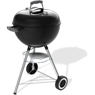 Barbecue a charbon - Weber - Original Kettle - Ø47 cm - Thermometre intégré - Acier émaillé - Clapet d'aération - 6 couverts - Noir