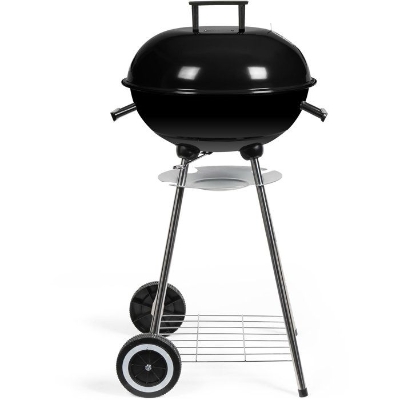 Barbecue a charbon - LIVOO - DOC172N - Surface de cuisson Ø 41 cm - Grille en acier chromé - Cuve et couvercle en acier émaillé