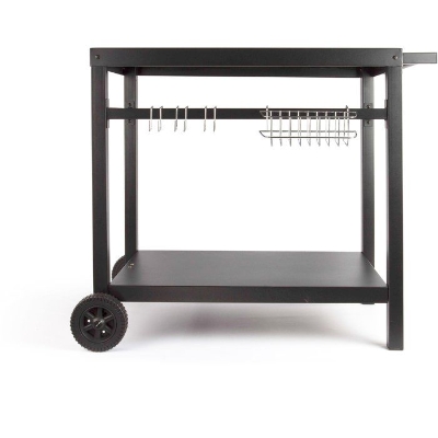 Desserte pour plancha - LIVOO - GS130 - Plateau 85 x 50 cm - Convient pour les planchas 2, 3 ou 4 brûleurs - Finition métal