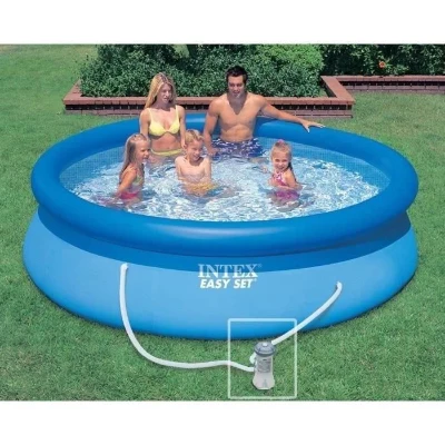 Kit Piscine hors sol autoportante INTEX - Easy Set™ - 305 x 76 cm - Ronde (Livrée avec une pompe) - 28122NP