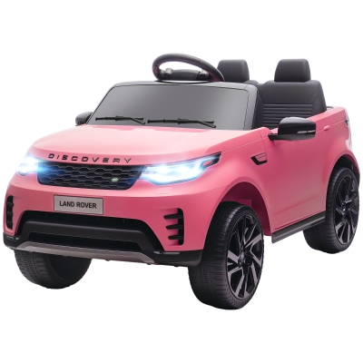 AIYAPLAY Voiture Électrique Enfant Land Rover Rose avec Télécommande