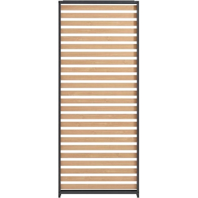 Persienne pour pergola - Aluminium - Gris et naturel - 229 x 93 cm