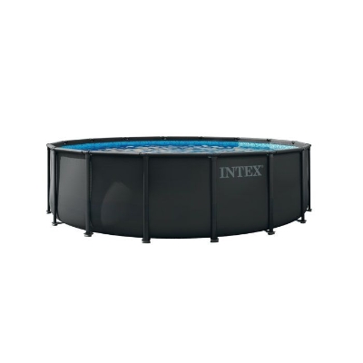 Kit piscine hors sol tubulaire INTEX - Ultra XTR - 488 x 122 cm - Ronde (Echelle, vannes, filtre, bâche, tapis de sol) - 26326GS