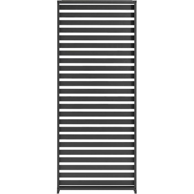 Persienne pour pergola - Aluminium - Gris - 229 x 93 cm