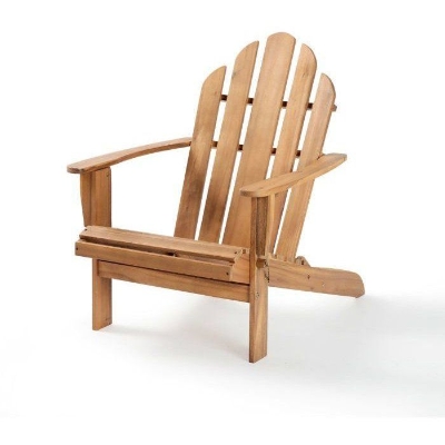 Fauteuil de jardin Adirondack pliable en bois d'Acacia FSC - 72,5 x 89,5 x H.94 cm
