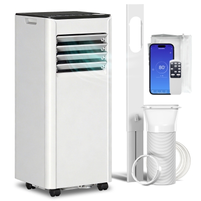 HOMCOM Portable Air Conditioner 9000 BTU WiFi Control