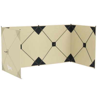 Outsunny Camping Windbreak Pop-Up Outdoor 480x120cm