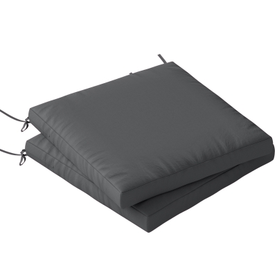 Outsunny Waterproof Seat Cushions Set of 2 Dark Grey