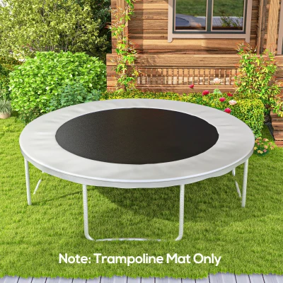 SPORTNOW 12ft Trampoline Mat with Tool & 72 V-Hooks