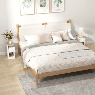 Bedside Table 20W x 30D x 50Hcm White