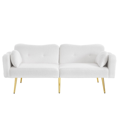 Divano-letto due posti, Bianco