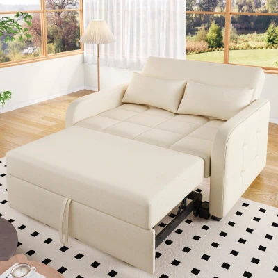 Divano-letto pieghevole multifunzionale, Beige