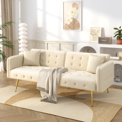 Divano-letto 2 posti, Beige