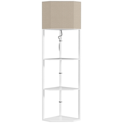 Floor Lamp 50cm x 37cm x 159cm White