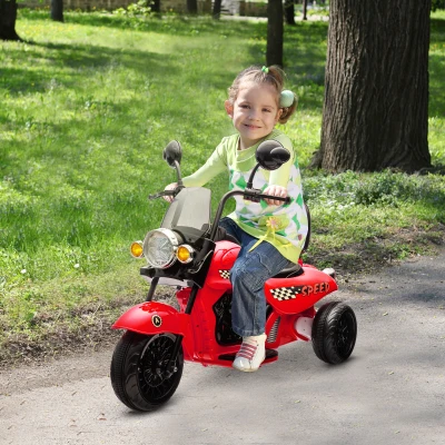 Motocykl elektryczny dla dzieci 6V, muzyka, 3-5 km/h