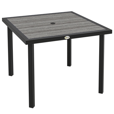 garden table 86L x 86W x 71H cm Light Grey