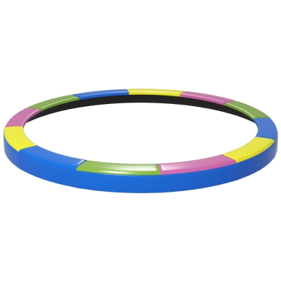 SPORTNOW Copertura Tappeto Elastico Ø366x30 cm Multicolore