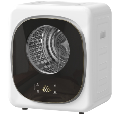 HOMCOM Sèche-linge Portable 4Kg 800W Compact Blanc