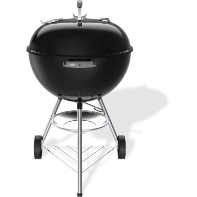 Barbecue a charbon - Weber - Original Kettle - Ø57 cm - Thermometre intégré - Acier émaillé - Clapet d'aération - 9 couverts -Noir