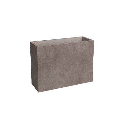 ARTEVASI Jardiniere haute - SYDNEY - Plastique - Taupe - 80 cm - 50 L - Dimensions: 79.5x29.5x68cm