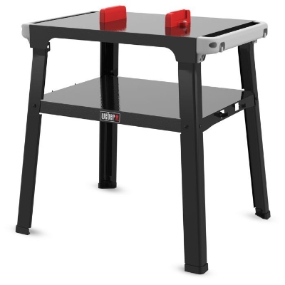Support pour Lumin/Lumin Compact - Weber - Etagere de rangement - Deux crochets intégrés - Noir