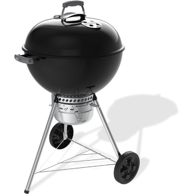 Barbecue a charbon - Weber - Original Kettle E-5730 - Ø57 cm - Thermometre intégré - Clapet d'aération - 9 couverts - Noir