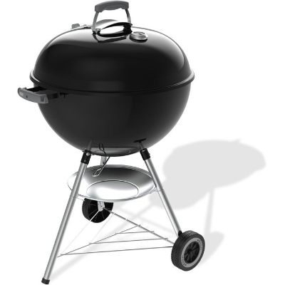 Barbecue a charbon - Weber - Original Kettle - Ø57 cm - Thermometre intégré - Acier émaillé - Clapet d'aération - 9 couverts -Noir