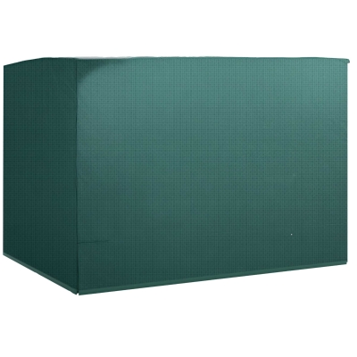 Outsunny Capa de Proteção para Baloiço de Jardim, Capa Impermeável com Fecho, 215x155x150 cm, Verde