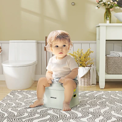 AIYAPLAY Vasino per Bambini 3 in 1 e Vaschetta Rimovibile Grigio